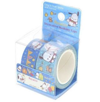 2018 Sanrio Pochacco Pc Dog Paper Tape Sticker Adhesive Tape (set Of 2 Rolls)