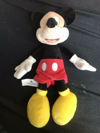 Disney Mickey Mouse Stuffed Animal Plush 12” Doll Disney Parks Authentic