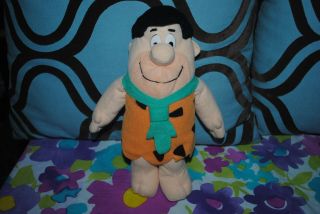 Flintstones Fred Flintstone Plush Doll Hanna Barbera 1998