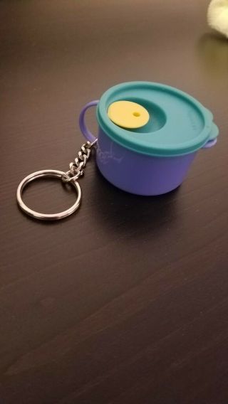 Tupperware Bowl Keychain Collectible