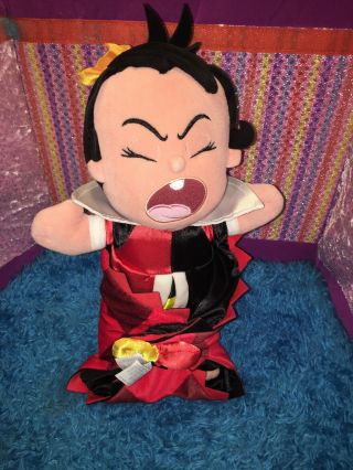 Euc - 12” Disney Parks Babies Queen Of Hearts Alice In Wonderland Toy & Blanket