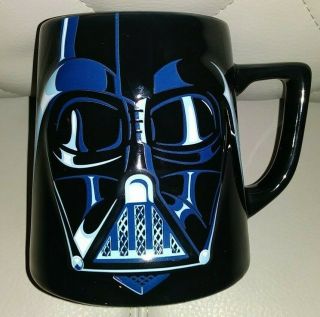 Disney Store Star Wars Darth Vader Ceramic Mug Coffee Cup Authentic Rare L@@k