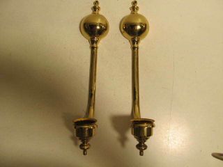 Pair Brass Candle Wall Sconces For Home Décor Any Room