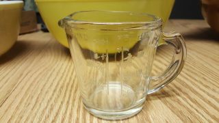 Vintage 8oz Glass Measuring Cup.  Made In Mexico