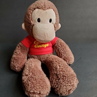 Gund Curious George Soft Plush Stuffed Animal Monkey Nursery Lovie Toy 14 "