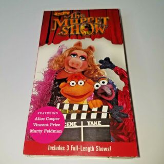 Best Of The Muppet Show Vhs Alice Cooper Vincent Price Marty Feldman Piggy R1