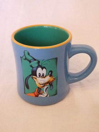 Disney Store Goofy Pop Art Green Coffee Mug