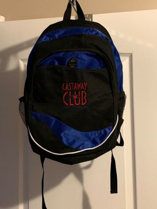 Disney Cruise Line Castaway Club Backpack Travel Tote Bag -