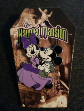 Haunted Mansion Mystery Ballroom Dancers Minnie And Mickey Only Disney Pin 65952