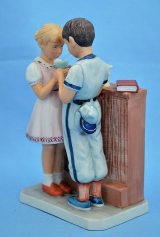 GORHAM NORMAN ROCKWELL A DAY IN LIFE OF BOY / BOY AND GORL FIGURINE 2