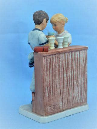 GORHAM NORMAN ROCKWELL A DAY IN LIFE OF BOY / BOY AND GORL FIGURINE 3