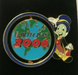 Jiminy Cricket Earth Day 2006 Holiday Spinner Disney Pin Le 2500 46035