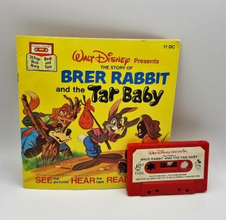 Brer Rabbit And The Tar Baby Vintage Walt Disney Book And Cassette Tape 1977