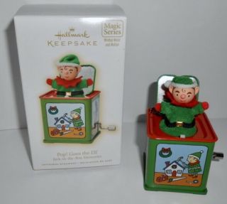 Hallmark Keepsake Ornament 2009 Pop Goes The Elf Jack In The Box Series B17