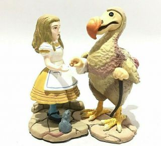 Japan Kaiyodo Disney Alice Wonderland Tea Party Alice & Dodo Bird Figure Toy Kid