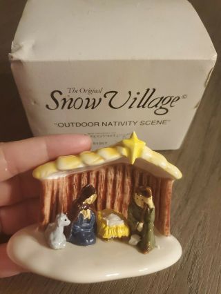 Dept 56 The Snow Village Outdoor Nativity Scene Department 56 51357