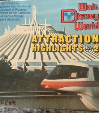 Walt Disney World Attraction Highlights 2 733 Silent 200 Feet 8mm