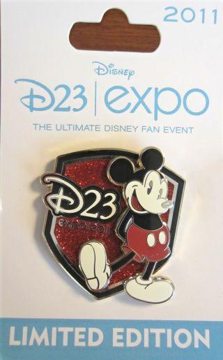 Disney D23 Expo 2011 Pin Members Exclusive Mickey Logo Le3000