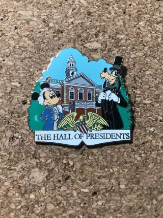 Disney Pin The Hall Of Presidents Mickey Mouse Goofy Pin Trading 2006