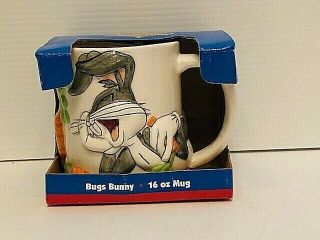 Looney Tunes Bugs Bunny 3d Ceramic Character Collectable Mug 1998 16 Oz