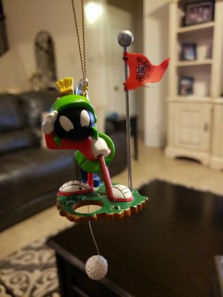 Warner Brothers Store Looney Tunes Marvin The Martian Golf Christmas Ornament