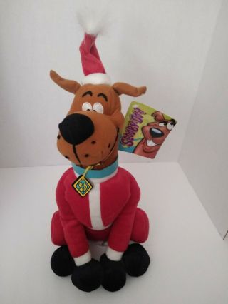 Toy Factory Scooby Doo Santa Claus 12.  5 " Plush Stuffed Animal Christmas -
