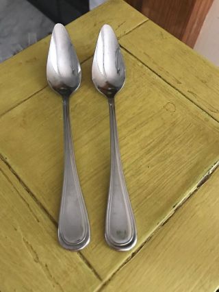 Pair Stainless Steel Japan Fruit Spoons - 18 - 10