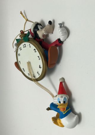 Disney Goofy And Donald Duck 3.  5” Ornament Holiday Christmas