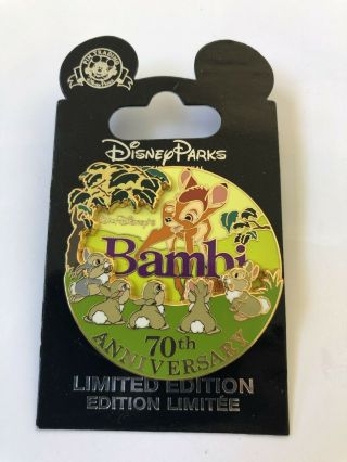 Disney Parks Pin Le 2000 Bambi 70th Anniversary Thumper Rabbit Bunny