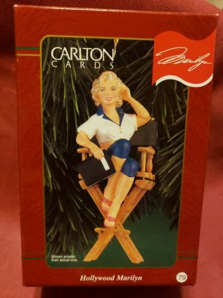 Carlton Cards Heirloom Hollywood Marilyn Monroe Ornament - 1999