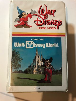 Walt Disney Home Video.  " A Dream Called Walt Disney World ".  Souvenir Vhs Video