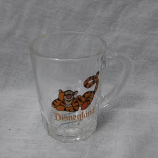 Disneyland Tigger From Winnie The Pooh Mini Glass Stein Shot Glass Size Disney