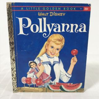 Walt Disney Pollyanna Little Golden Book 1960 Hayley Mills D91