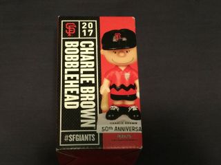 San Francisco Giants Charlie Brown Bobblehead 2017 Sga