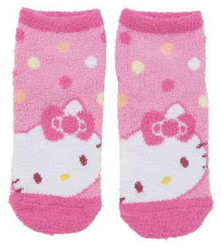 Sanrio Hello Kitty Socks Woman Size For Shoe Size 5 1/2 - 7 Keep Warm