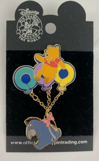 Authentic Disney Winnie The Pooh Bear And Eeyore Balloon Dangle