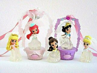 Disney Magical Princess Doll Figure Light Up Necklace Ariel Cinderella Belle