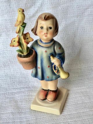 Goebel /hummel 17 Congratulations Figurine - 1960 No Socks - Bird Trumpet
