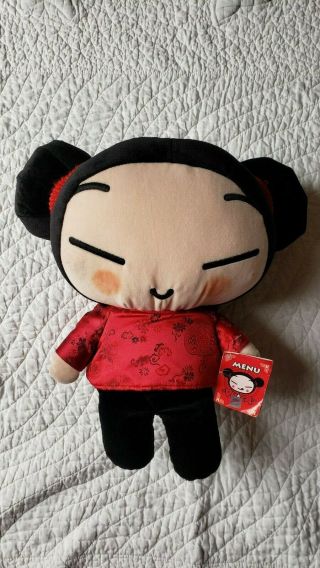 Pucca Menu Plush Doll 17.  5” With Tag South Korea Asian Cartoon Vooz
