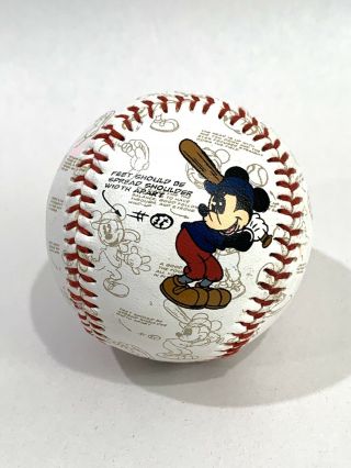 Walt Disney World Mickey Mouse Collectible Baseball Keep Your Eyes On The Ball