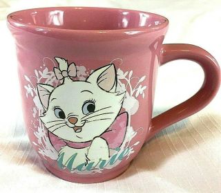 Disney Store Pink Marie Aristocats Coffee Mug Cup 16 Oz.