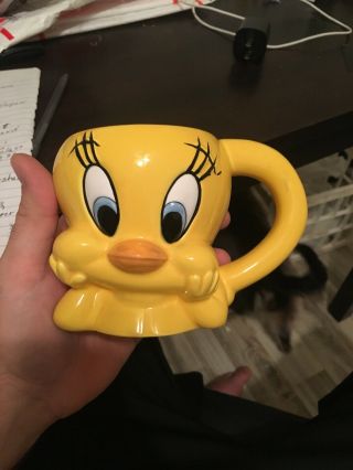 Tm & Warner Bros Tweety Bird 96 Ceramic Cup Looney Tunes