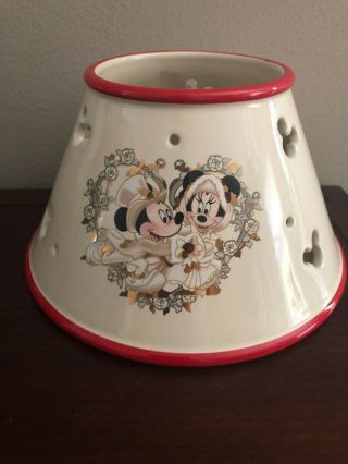 Walt Disney Mickey Mouse Minnie Mouse Wedding Candle Lamp Shade Holder Topper
