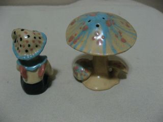 Madison Ceramic Art Pixie And Toadstool Salt Pepper Shakers 2