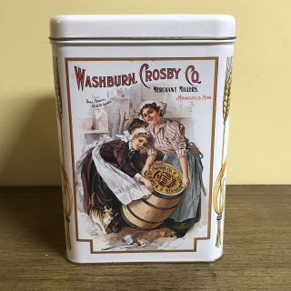 Advertsing Minneapolis Minnesota Washburn Crosby Co Gold Medal Flour Vintage Tin