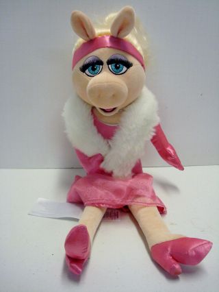 Muppets Miss Piggy 20 Plush Doll Disney Store Pink Dress