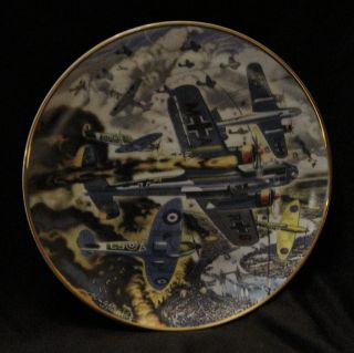 " The Battle Of Britain " Franklin Limited Edition Fighter Planes Plate
