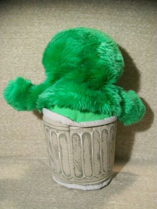 Playskool Oscar The Grouch Hand Puppet,  Sesame Street,  Trash Can,  14 