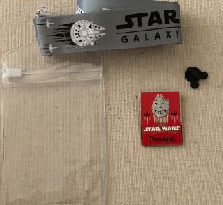 Disney Star Wars Galaxy’s Edge Lanyard Pouch Pin Walt Disney Travel New/used