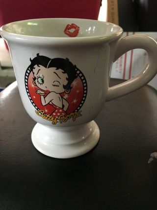 Betty Boop (boop Oop A Doop) Pedestal Coffee Tea Cup Mug 2006 Collectible